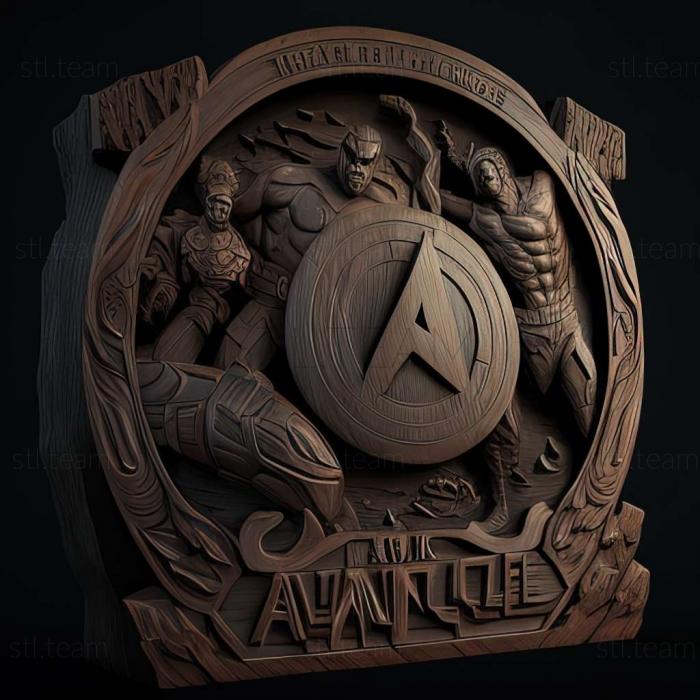 3D model Marvels Avengers game (STL)